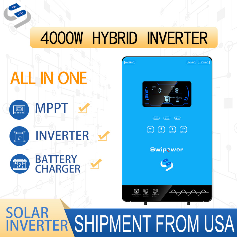 Flexible Solar Panel - Гибридный солнечный инвертор CNSWIPOWER 4500ВА, 24В