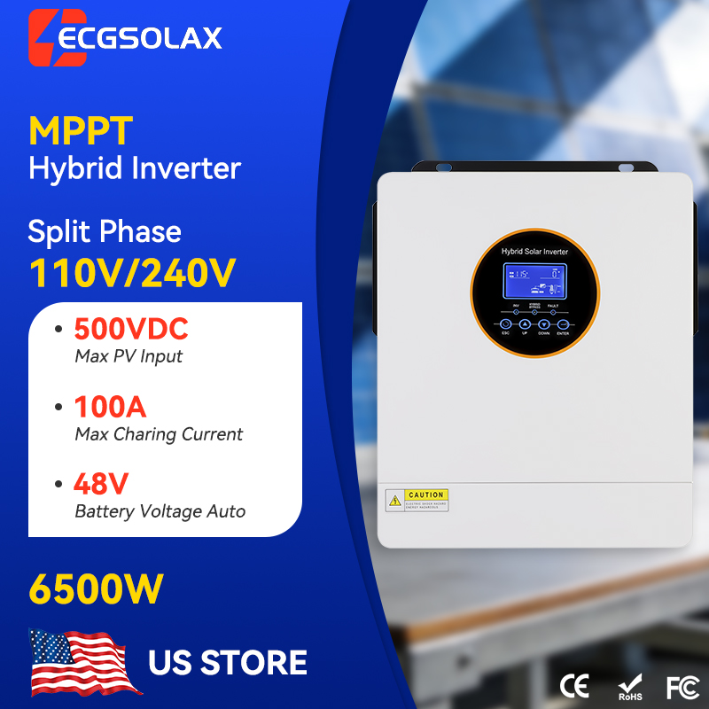 Flexible Solar Panel - Гибридный солнечный инвертор ECGSOLAX 6.5 кВт,