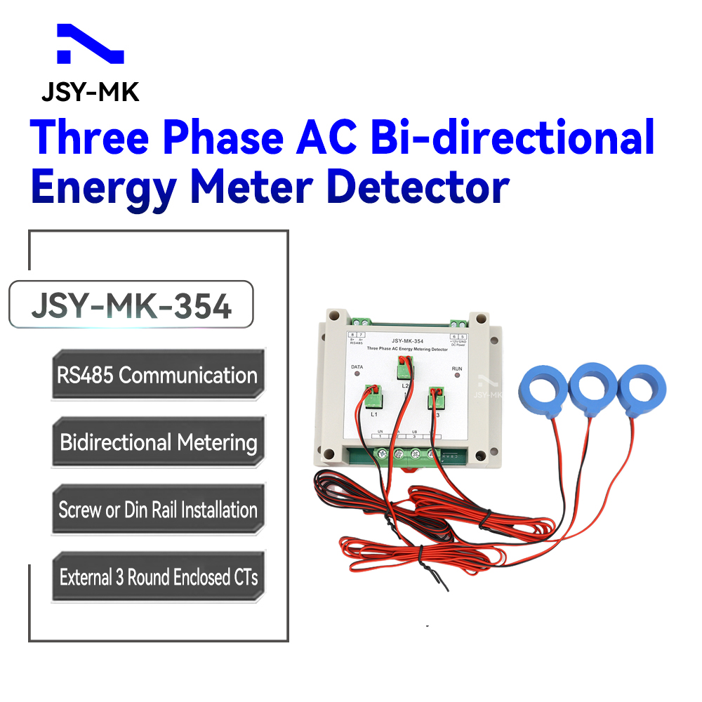 Energy Meter Bidirectional - JSY-MK-354 3P4W 80A Двунаправленный модуль счетчика