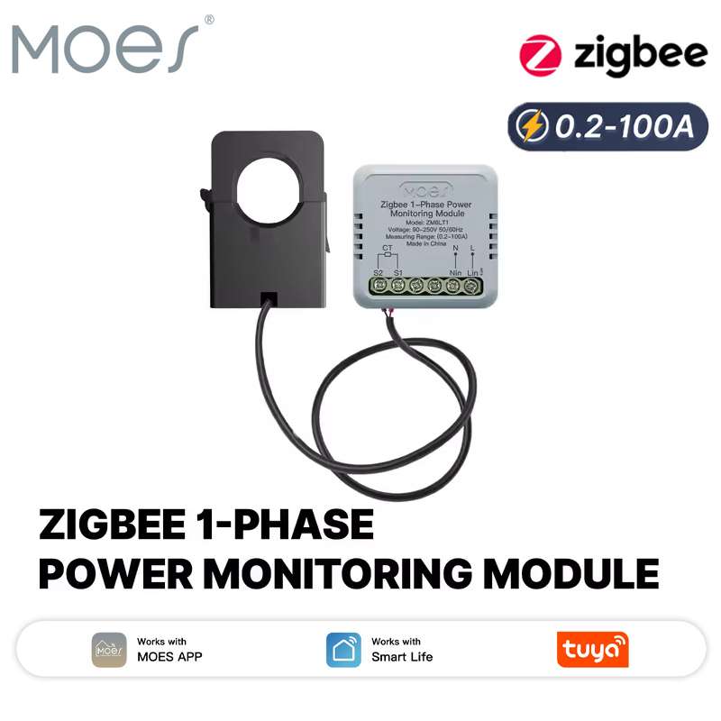 Energy Meter Bidirectional - Умный однофазный счетчик энергии MOES Tuya