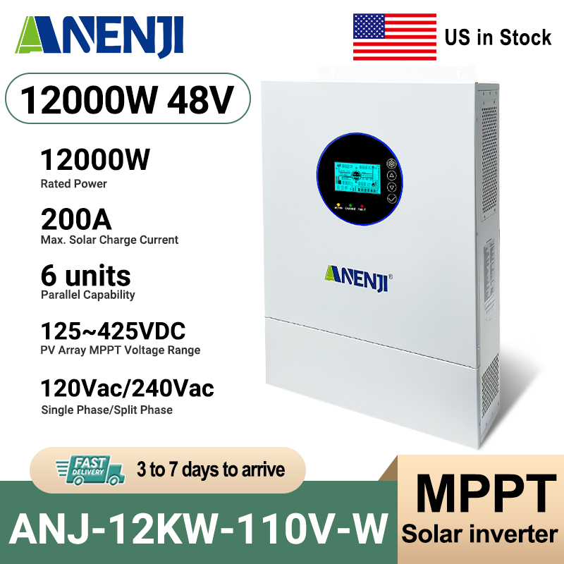 Flexible Solar Panel - ANENJI 12 кВт 120В/240В переменного тока