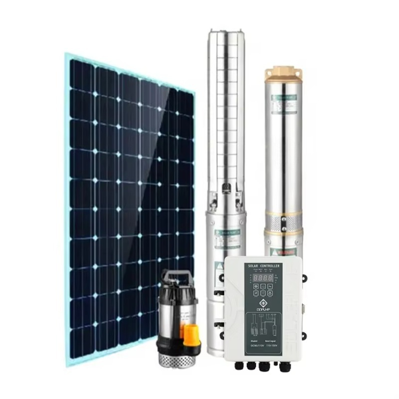 Solar Water Pump - Солнечный погружной насос Q3SC3.8-180 для глубоких
