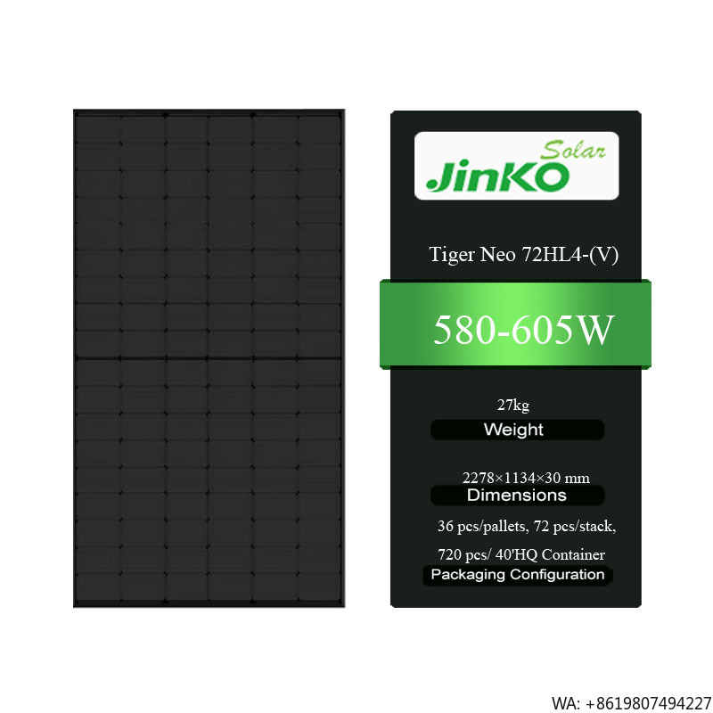 Jinko Solar Panel Tiger Neo - Солнечная панель Jinko Tiger Neo 72HL4-(V)