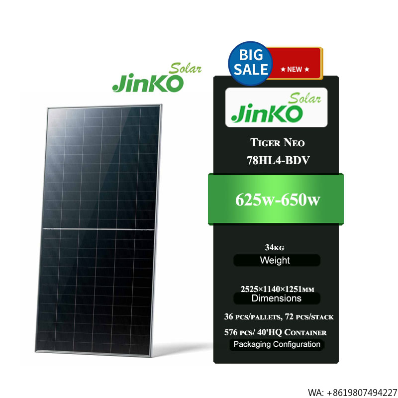 Jinko Solar Panel Tiger Neo - Солнечная панель Jinko Tiger Neo 78HL4-BDV