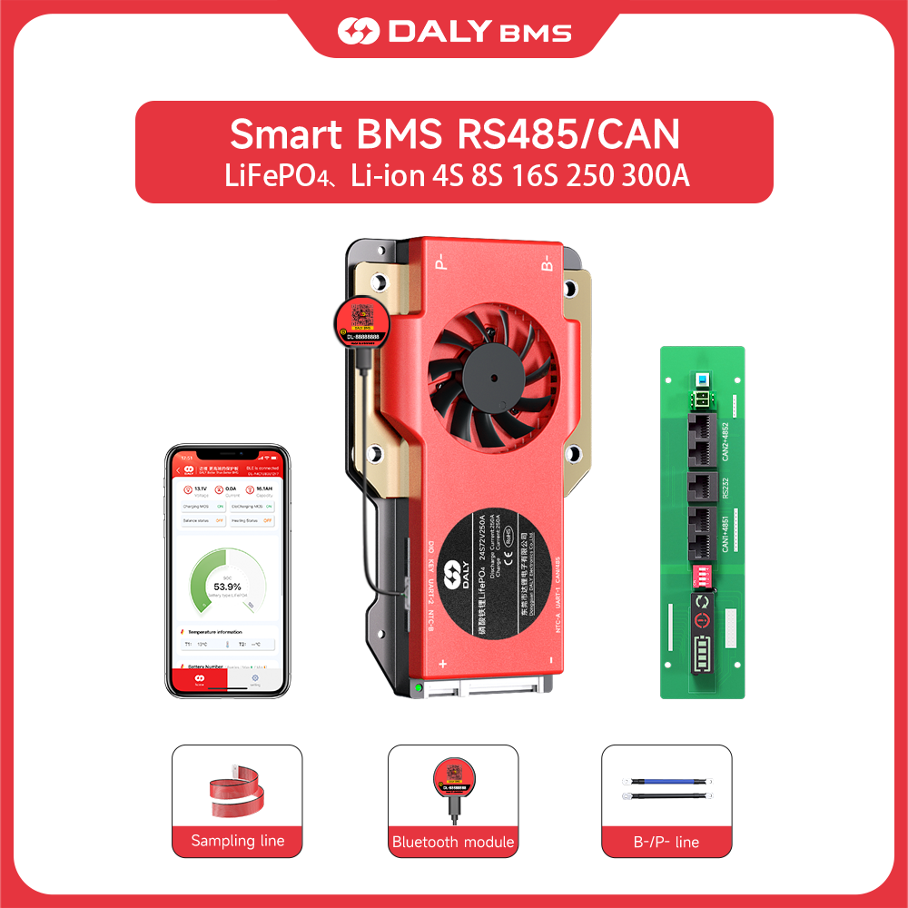 Daly Smart BMS 4S Lifepo4 12V  – обзор и цена Smart Bms