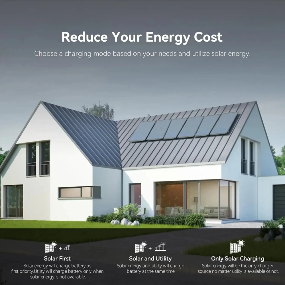 Инвертор PowMr 48В 12кВт 220В  – обзор и цена Flexible Solar Panel
