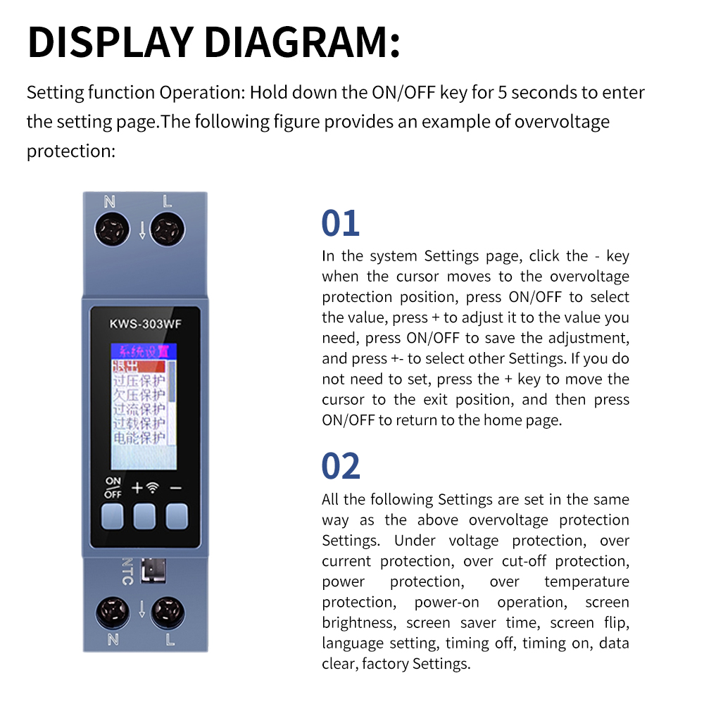 KWS-303 Tuya WiFi Измеритель м – обзор и цена Energy Meter Bidirectional
