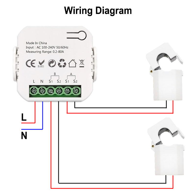 Умный Wi-Fi счетчик энергии, д – обзор и цена Energy Meter Bidirectional