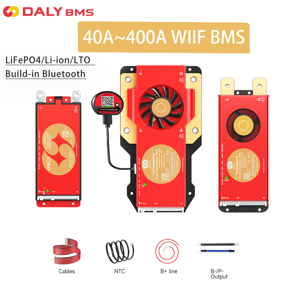 DALY 100 BMS Lifepo4 4S 7S 8S  – обзор и цена Smart Bms