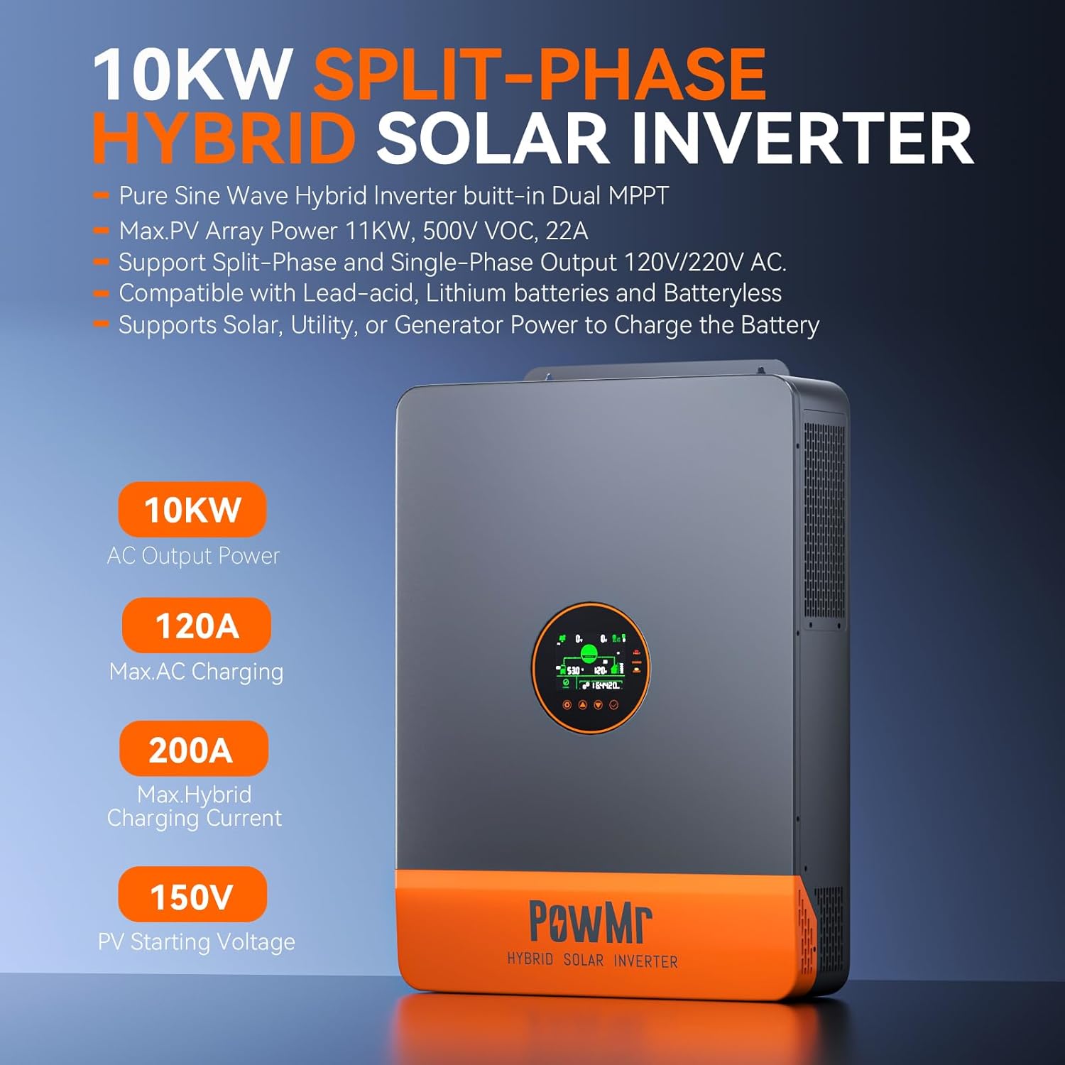 PowMr 10 кВт разделенный фазов – обзор и цена Flexible Solar Panel