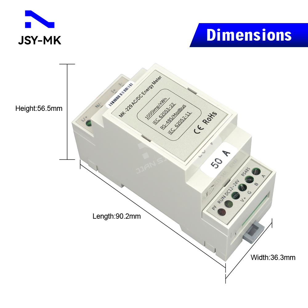 Модуль одноканального счетчика – обзор и цена Energy Meter Bidirectional